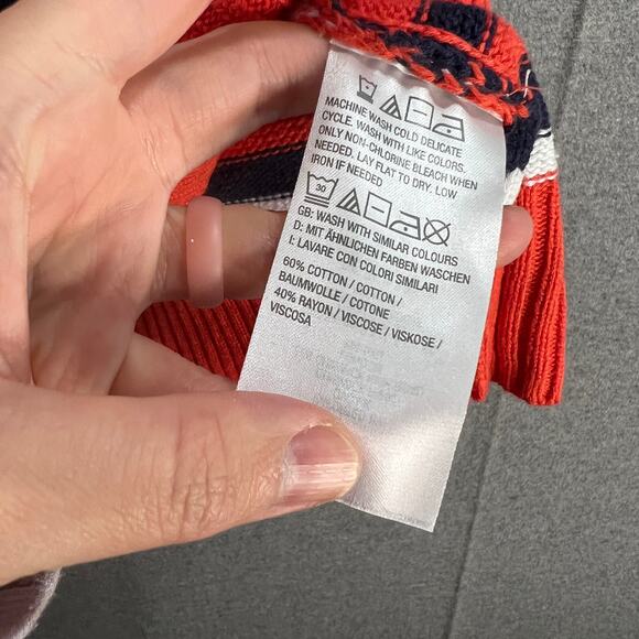 Candace Cameron Bure Summer Sweater with Puff Sleeve Cherry Size XXS - Picture 8 of 8